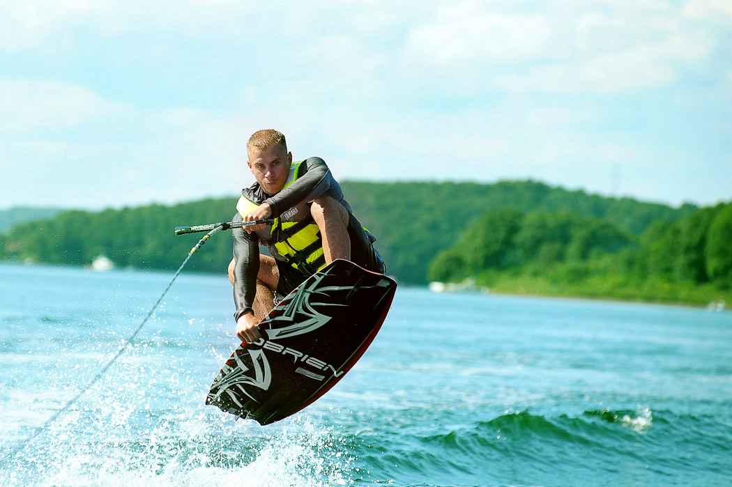 Wakeboarding at Island Russkiy