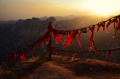 Рассвет в горах Hua Shan
