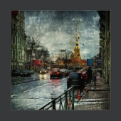 дождь. Санкт- Петербург